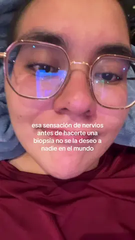 soy más nervios que persona ahorita #cancer #leucemia #lma #biopsia 