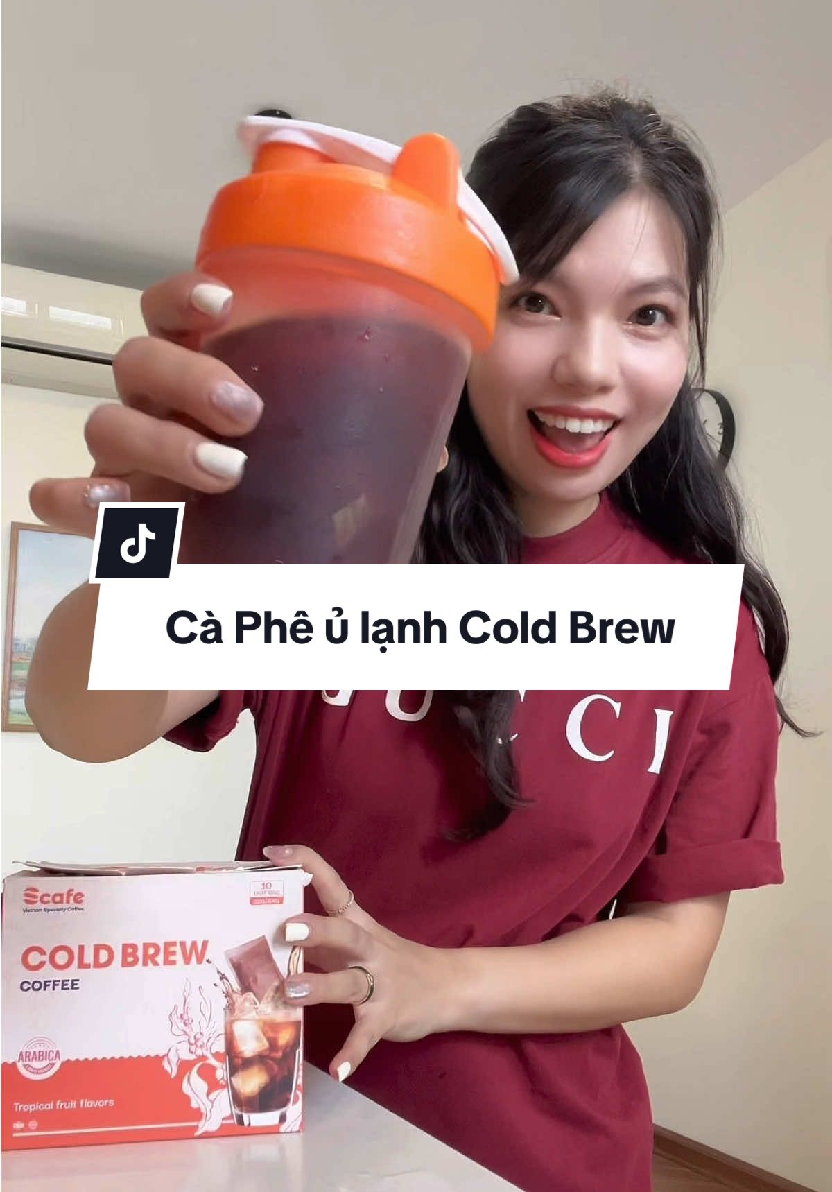 Muốn thì phải tìm cách chứ đừng tìm lý do nhaaaa #quynhtietkiem #review #capheulanh #capheulanhcoldbrew 