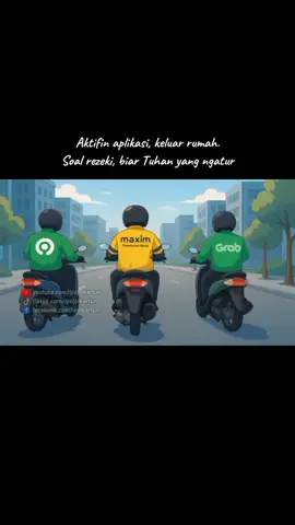 Ingat, tugas kita hanya sebatas ikhtiar kawan.. masalah hasil, urusan yang Maha Kuasa ☝️ #ojolstory #ojoltiktok #ojolviral #ojolkartun #ikhtiar 