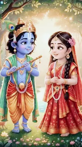 Step into the divine love story of Radha and Krishna! ✨ From stolen glances by the river Yamuna to their playful rasa-lila dances under the moonlight, their eternal bond is a timeless tale of pure devotion. This isn't just a love story; it's a spiritual journey. 💖 #hindu#radha#krishna #fyppppppppppppppppppppppp #creatorsearchinsights 