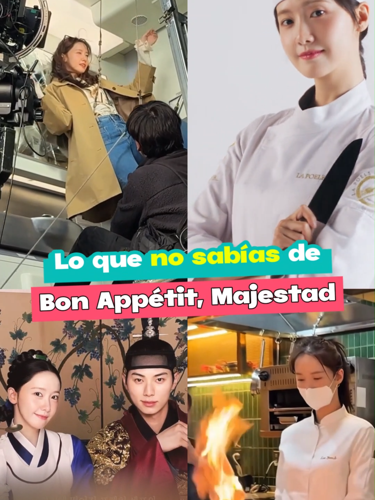 El secreto detrás del éxito de “Bon Appétit, Majestad” 👑✨ Yoona entrenó con chefs reales para su papel en #BonAppetitYourMajesty Gracias a su dedicación, cada escena no solo emociona, ¡también abre el apetito! 💬 Cuéntanos, ¿qué es lo que más te está gustando del drama? #Yoona #kdrama #dramascoreanos