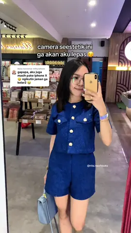 Membalas @milkylatteee cuma setting 4K.60 😍 #iphone #iphonexsmax #outfitcheck 