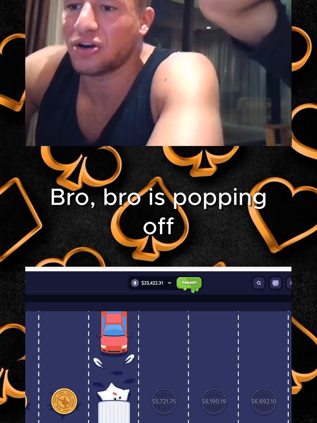 Bro, bro is popping off