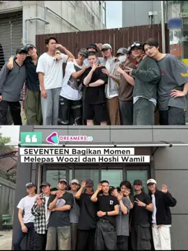 SEVENTEEN membagikan momen saat pada anggota melepas Woozi dan Hoshi untuk wajib militer. Sebuah video menunjukan bagaimana member mendoakan Woozi sambil mengelus kepala botaknya. Di foto lain, Mingyu membuat fans salah fokus dengan kondisinya yang seperti masih mengantuk. Namun tidak lupa pose ‘horanghae’ saat melepas Hoshi untuk memenuhi tugas negara. #kpop #seventeen #woozi #hoshi