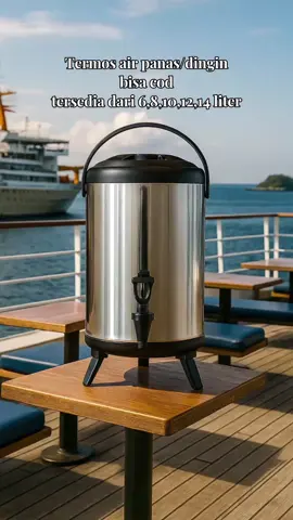 Royalstar Termos Air Milk Tea Bucket Water 6 8 10 12 14 Liter Dispenser Protable Air Panas Dingin Serbaguna Stainless SUS 304 Kitchenware#terlaris #viral #racuntiktok #murah #termos
