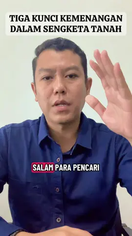 Tiga hal yang akan menjadi kunci kemenangan dalam berperkara di pengadilan khususnya terkait dengan sengketa pertanahan. Yuk simak dengan baik… #sengketatanah #pengacarabanyuwangi  #oaselawfirm  #konsultasihukum  #viral 
