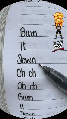 Burn It Down 🔥🔥🔥 Seth “Freakin” Rollins Theme Song - The Vision #sethrollins #thevision #WWE #wrestlepalooza #wrestling 