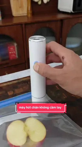 Không dây nhợ lằng nhằng máy nhỏ gọn mà hút được không khí, bảo quản thực phẩm tươi lâu hơn | Máy hút chân không cầm tay | Nhân check #review #nhancheck 