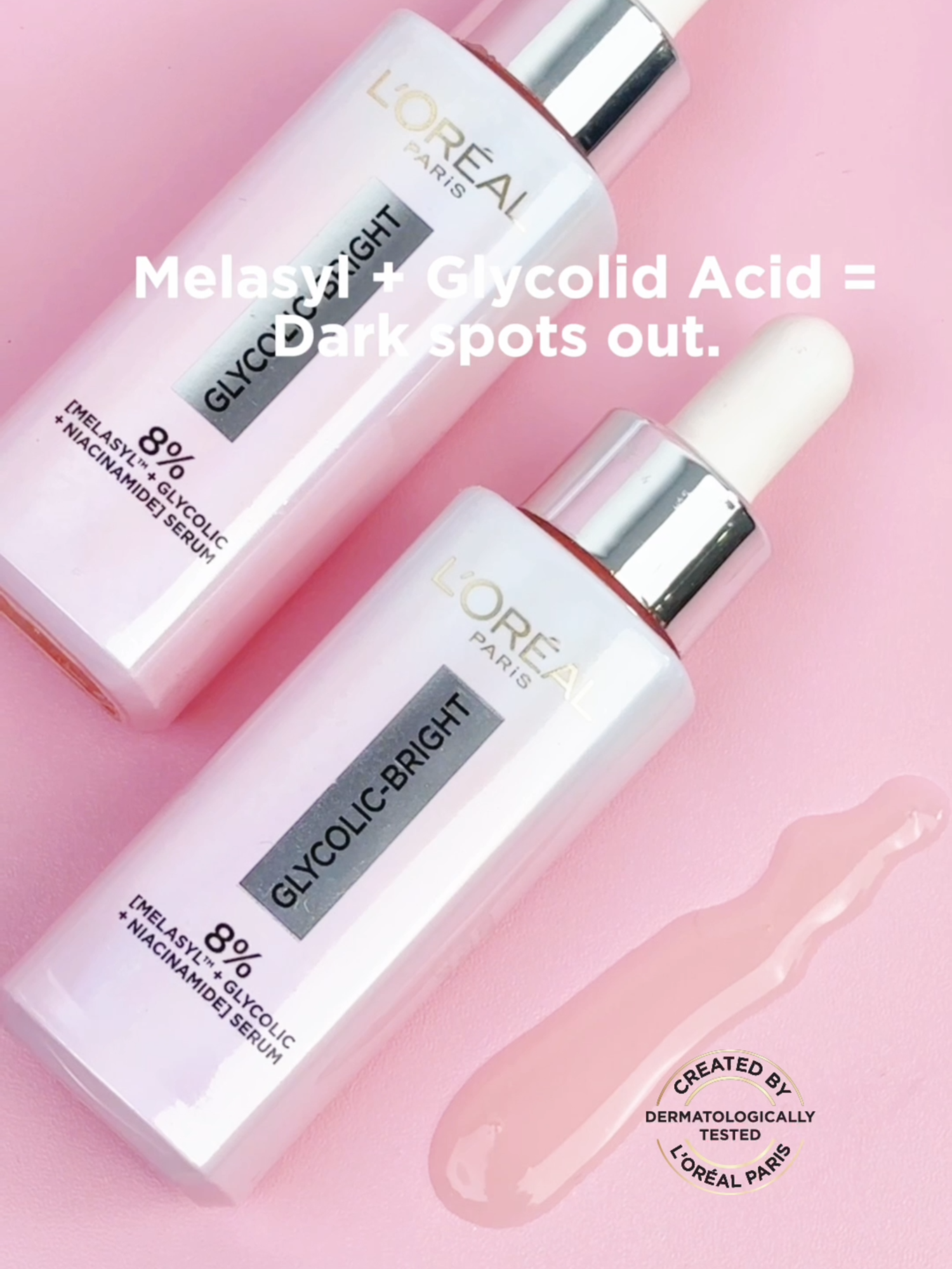 Day & night = 2 bottles. Brighter skin + more savings 💸✨ #LorealParisMY #GlycolicBright #GameOverDarkSpots #Melasyl #GlycolicAcid #GlowingSkin