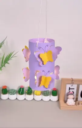Cách làm đèn lồng hình bướm từ chai nhựa tái chế #handmade #denlongtrungthu #nhuataiche 