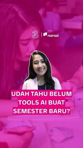 Sobat #TechMate, semester baru beban nambah tapi kenapa harus pusing sendiri? 😅 AI dateng buat bikin progress kamu lebih gampang, lebih cepat & rapi ✨ Mau tahu tips dan trik AI lainnya? Ikutin terus series #TechMate bareng @triindonesia dan @narasi! Belajar jadi makin gampang dengan #TriLebihHematSinyalCepat #IniWaktunyaKita #CollabInfo 