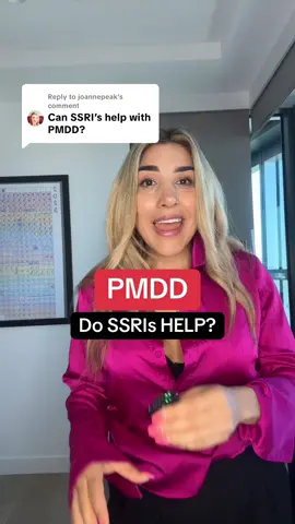 Replying to @joannepeak PMDD is a mood disorder experienced my menstruating women.  Disclaimer: this video is educational and not a substitute for professional advice. Always speak to your psychiatrist or GP for medication support.  #PMDD #ADHD #SSRI #psychologist 