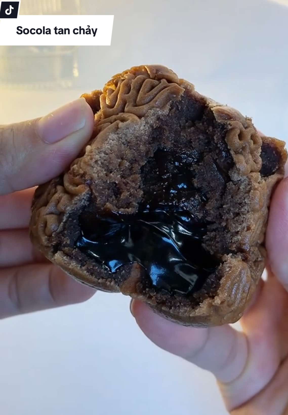 Bánh trung thu cacao nhân socola chảy nhà cô Lâm Thuỷ #cacao #socolachay #banhtrungthu #duyenthyy 