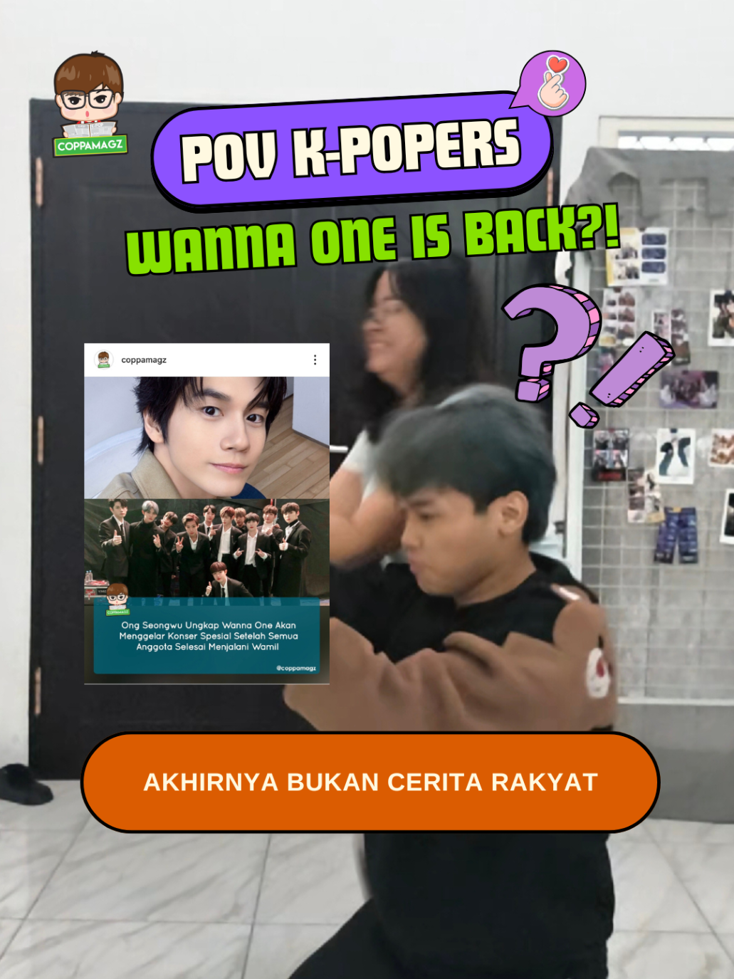BTS vs EXO? 👀❌ WANNA ONE? 👀✅ ifykyk 🤫 in frame 📹 : @awkawketawa @imbunga5  #wannaone #wannable #breakingnews #shock #ongseungwoo 