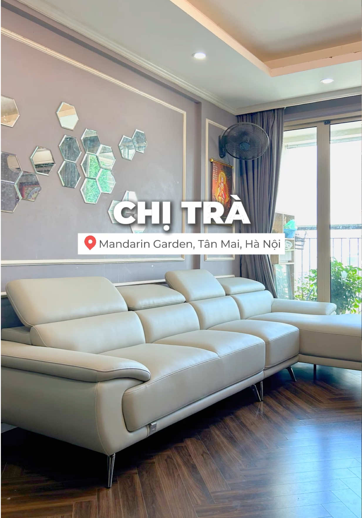 Bàn giao sofa góc 𝐏𝐄𝐑𝐑𝐘 tới khách hàng tại Mandarin - Tân Mai - Hà Nội ❤️  #isofa#maydosofaa #sofacaocap 