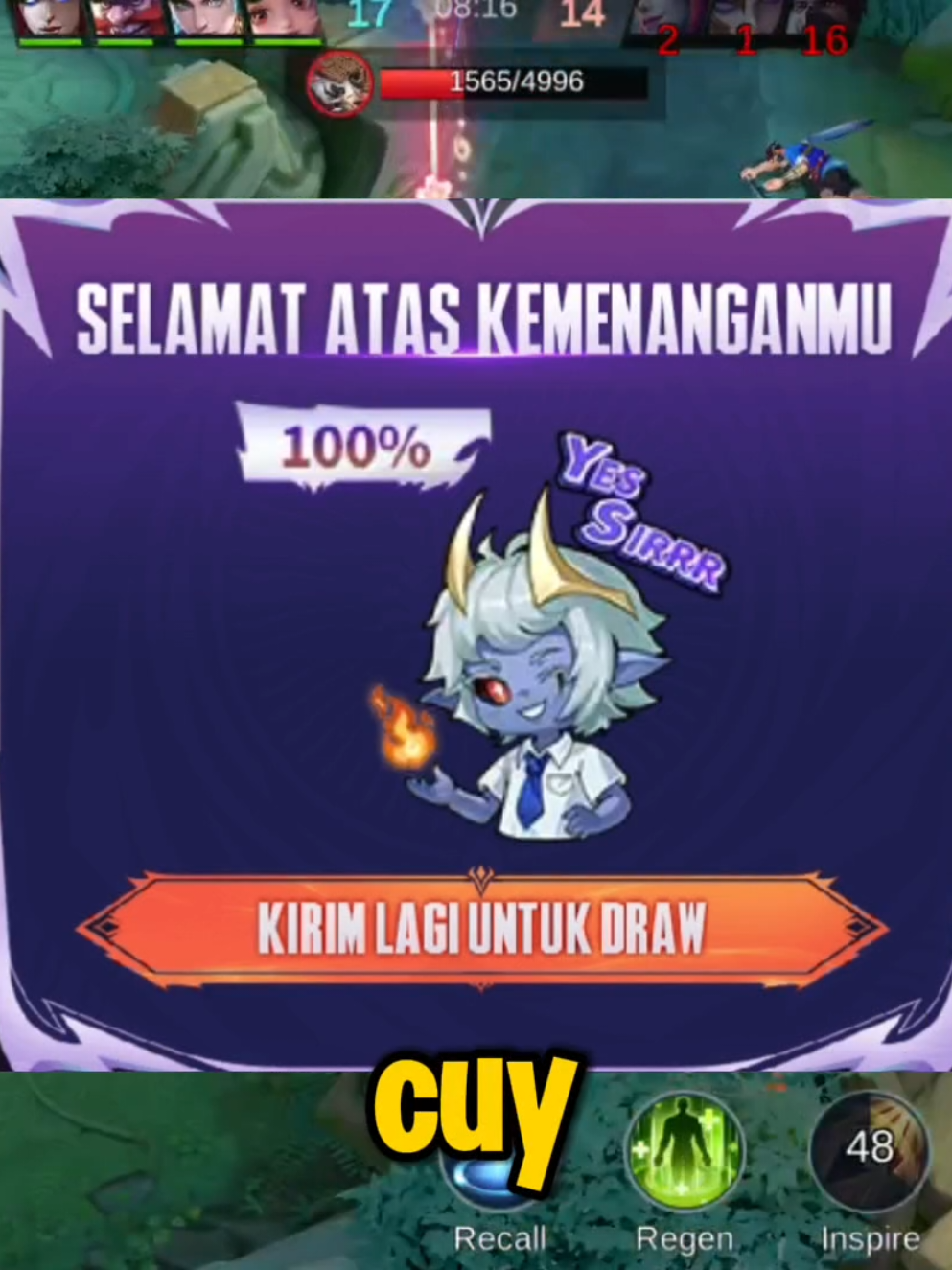 emote dyrrot yes sirr #MLBBNEXT2025 #NEXTJagoanMabar 