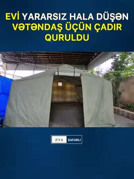 Kürdəmir rayonunun Sığırlı kənd sakini Sərdarov Sərvan Sərdar oğluna məxsus ev yaşayış üçün yararsız vəziyyətə düşüb və ailənin yaşayış yeri yoxdur. Bu barədə Fövqəladə Hallar Nazirliyi (FHN) məlumat yayıb.  Bildirilib ki, bununla əlaqədar FHN-in Aran Regional Mərkəzinin əməkdaşları tərəfindən müvəqqəti yaşayış məqsədilə çadır qurularaq vətəndaşa təhvil verilib.
