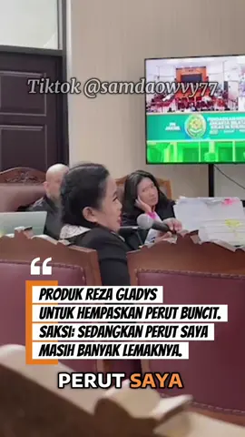Saksi kecewa dengan janji manis produk dr. Reza Gladys yang untuk menghempaskan perut buncit, tapi lemak perut ga kunjung terhempaskan setelah produk dipakai.  Sidang Nikita Mirzani VS Reza Gladys hari Kamis 18 September 2025 di Pengadilan Negeri Jakarta Selatan  #bebaskannikitamirzani #justicefornikitamirzani #nikitamirzani #rezagladys #kriminalisasi 