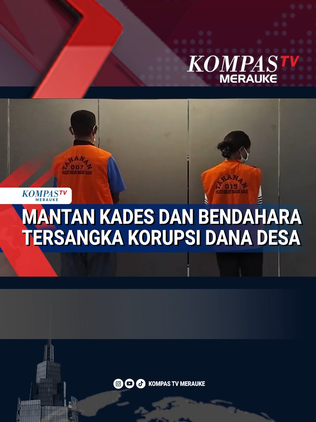 Mantan Kades Dan Bendahara Tersangka Korupsi Dana Desa  #kompastv #kompastvmerauke #merauke #papuaselatan