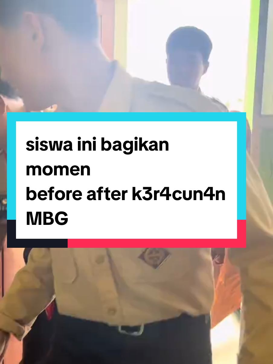 siswa ini bagikan moment before after k3r4cun4n MBG#viral #mbg #viral #fyppppppppppppppppppppppp #beritaterkini 
