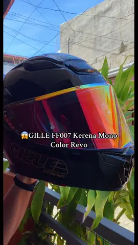 GILLE FF007 Kerena Mono Color Revo Lens Full Face Single Visor Motorcycle Helmet  gillehelmetsphofficial #fyp #gillehelmetph #helmet #recommendations #affordable 