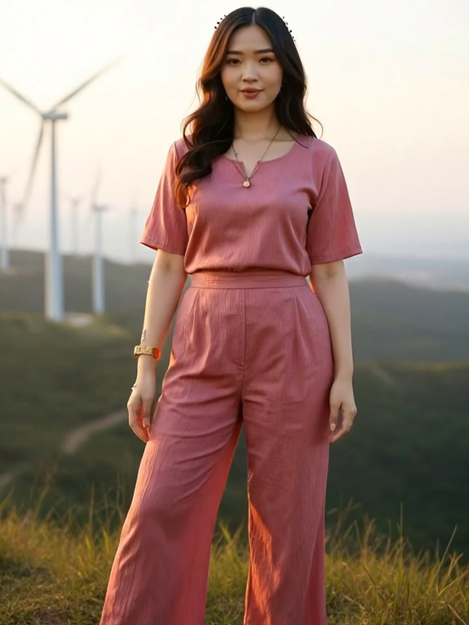 NEW Beatriz Margarette Pants Coord Set 👗 Chic blouse at pants, comfy at stylish para sa women. Tap 🛒 sa kaliwa para bumili!#fashion #ootd #fashiontiktok #clothes #tiktokshopfashion #ternoset #oversizedtop #skortstyle #coordinatesph #casualwear