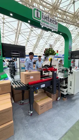 Triển Lãm FBC Asean 2025- dây chuyền đóng gói tự động#mikyo #xuhuongtiktok #fbcasean2025 #trienlam #robotpalletizer 