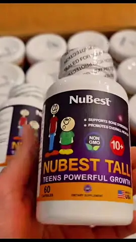 Bí quyết giúp con cao lớn của người Mỹ. 🇺🇸 🙋‍♂️🙋‍♀️ NUBEST TALL +10  - TEENS POWERFUL GROWTH - TĂNG CHIỀU CAO VƯỢT TRỘI CHO TRẺ TỪ 10 TUỔI  💵6️⃣8️⃣0️⃣date 2028 đủ bill mua hàng  💎Hướng dẫn sử dụng: ❌ Nên dùng trước bữa ăn khoảng 30 phút hoặc sau bữa ăn 60 phút - Người 10 tuổi: Ngày uống 2 lần (sáng-chiều), mỗi lần 1 viên 💎 NuBest Tall được sản xuất bởi tập đoàn Norax Supplements, phân phối tại Mỹ bởi NuBest USA,  💎NuBest Tall chứa: chứa các thành phần thảo dược quý như: nano canxi, collagen type 2 thủy phân, nhung hươu, hải sâm, nấm phục linh, đỗ trọng, ngọc trúc, xuyên khung, ích mẫu, bạch quả, 5-HTP. ✅Sản phẩm hỗ trợ phát triển chiều cao và trí não cho các thanh, thiếu niên đang tuổi phát triển hay trẻ em nhờ Nano canxi cùng các dưỡng chất. ✅Sản phẩm có thành phần 5-HTP giúp xây dựng 3 nhóm công thức chuyên sâu, hỗ trợ sự phát triển chiều cao hiệu quả một cách an toàn và hiệu quả. ✅Sản phẩm còn giúp tăng khả năng hấp thụ Canxi cho hệ xương, không ứ đọng tạo cặn đường ruột. ✅Bên cạnh đó, sản phẩm còn có các công dụng tuyệt vời khác như: phòng ngừa các bệnh về xương khớp, làm dịu hệ thần kinh, stress, hoảng loạn, phục hồi sụn, dây chằng, chống thiếu máu cơ tim… ✅Sản phẩm có dạng viên nang mềm, tiện lợi cho việc sử dụng cũng như bảo quản. 💎 NuBest Tall là sự lựa chọn hoàn hảo cho trẻ em và thanh thiếu niên trong giai đoạn phát triển, vừa hỗ trợ tăng trưởng chiều cao tối đa vừa rất có lợi cho trí não, giúp trẻ phát triển toàn diện cả thể chất và trí tuệ, học tập hiệu quả, nâng cao cơ hội thành công trong tương lai.  💎 Khách hàng khi sử dụng NuBest Tall có thể an tâm bởi nhiều công ty và tổ chức uy tín đã minh chứng cho chất lượng của NuBest Tall, NuBest Tall hiện đang sở hữu các chứng nhận: FDA Hoa Kỳ (phân phối tự do tại Mỹ). #cao #tangchieucao #hangus #hangxachtay #totsuckhoe 