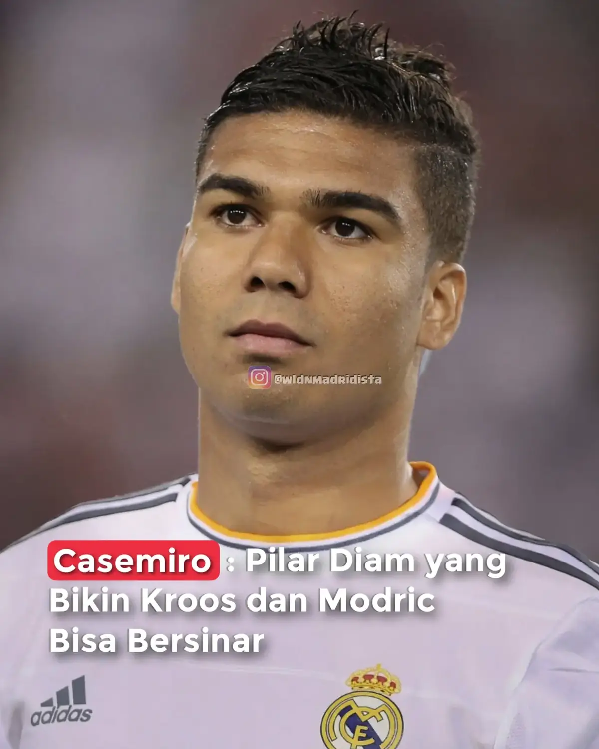 Gak flashy, gak viral.   Tapi dia jagain Modrić dan Kroos.   Final UCL? Dia cetak gol.   Casemiro bukan superstar.   Tapi dia bikin superstar bisa bersinar.   #casemiro #realmadrid #ucl #legend #football