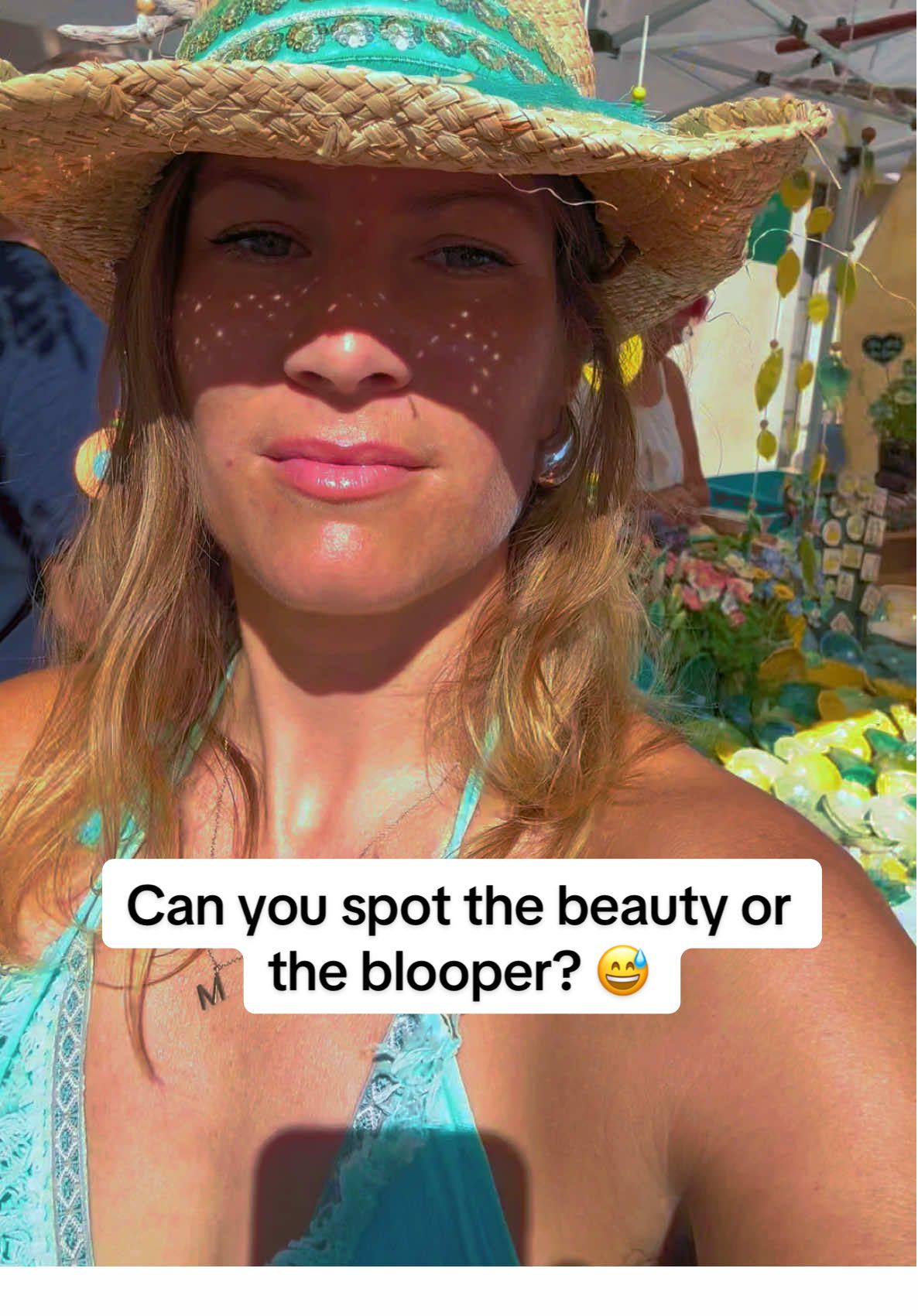 Santanyí Market is pure magic… even when I can’t stop laughing at my own fail 🤍🌸 #m#mallorcavibess#summerfashionn#naturallookt#travelwithmefashiontiktok 