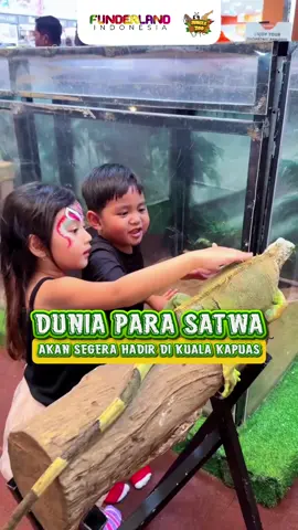 Akhirnya mereka hadir di Kuala Kapuas🦒 Sobat Kuala Kapuas, bersiaplah bertemu dengan para satwa eksotis dari jarak dekat🦜 Bukan hanya hiburan, tapi juga pengalaman belajar yang tak terlupakan! Serta aneka keseruan yang siap menantimu.   Nantikan segera Jungle  Zoo di Citimall Kuala Kapuas🌿🪵 Dapatkan TIKET GRATIS untuk 5 orang yang beruntung. Follow @funderlandindonesia untuk informasi selanjutnya👀✨ 📍Citimall Kuala Kapuas #junglezoo #kualakapuas #funderlandindonesia #minizoo