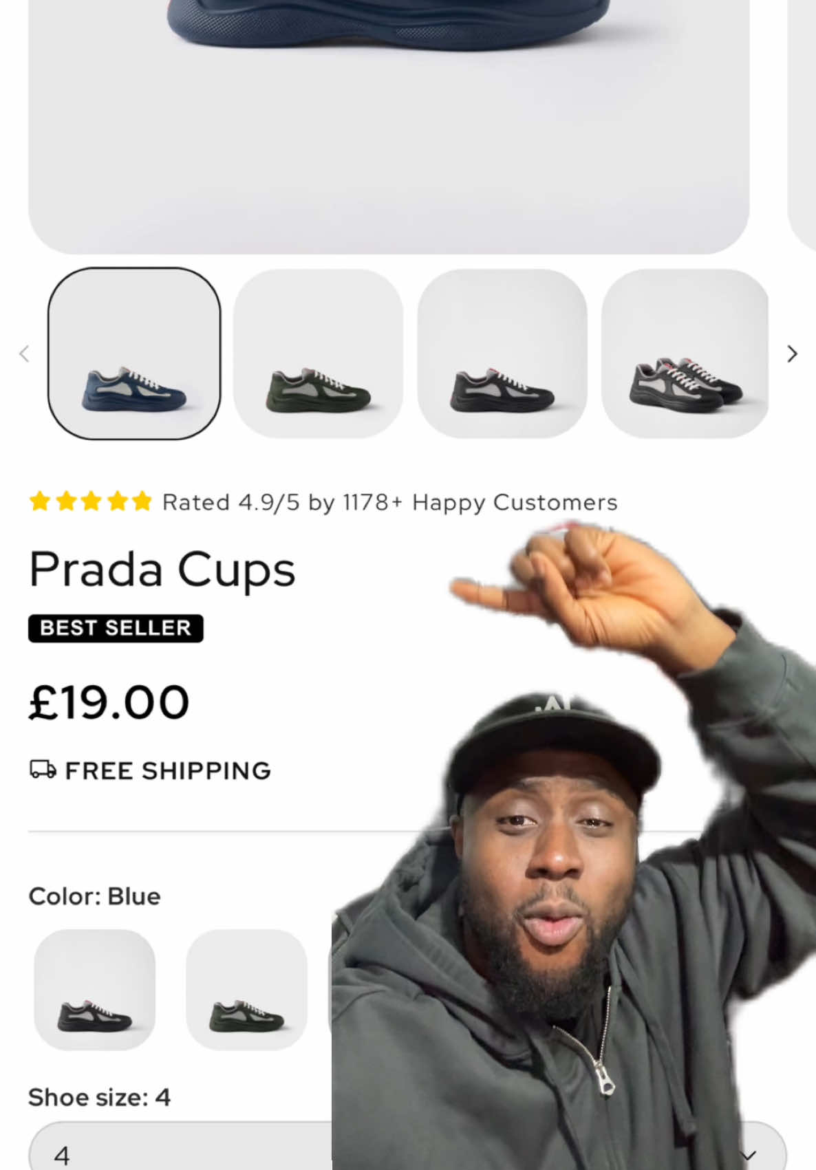 This is where everyone getting their pradas for the low #fyp #viral #sneakernews #prada #pradaamericascup 