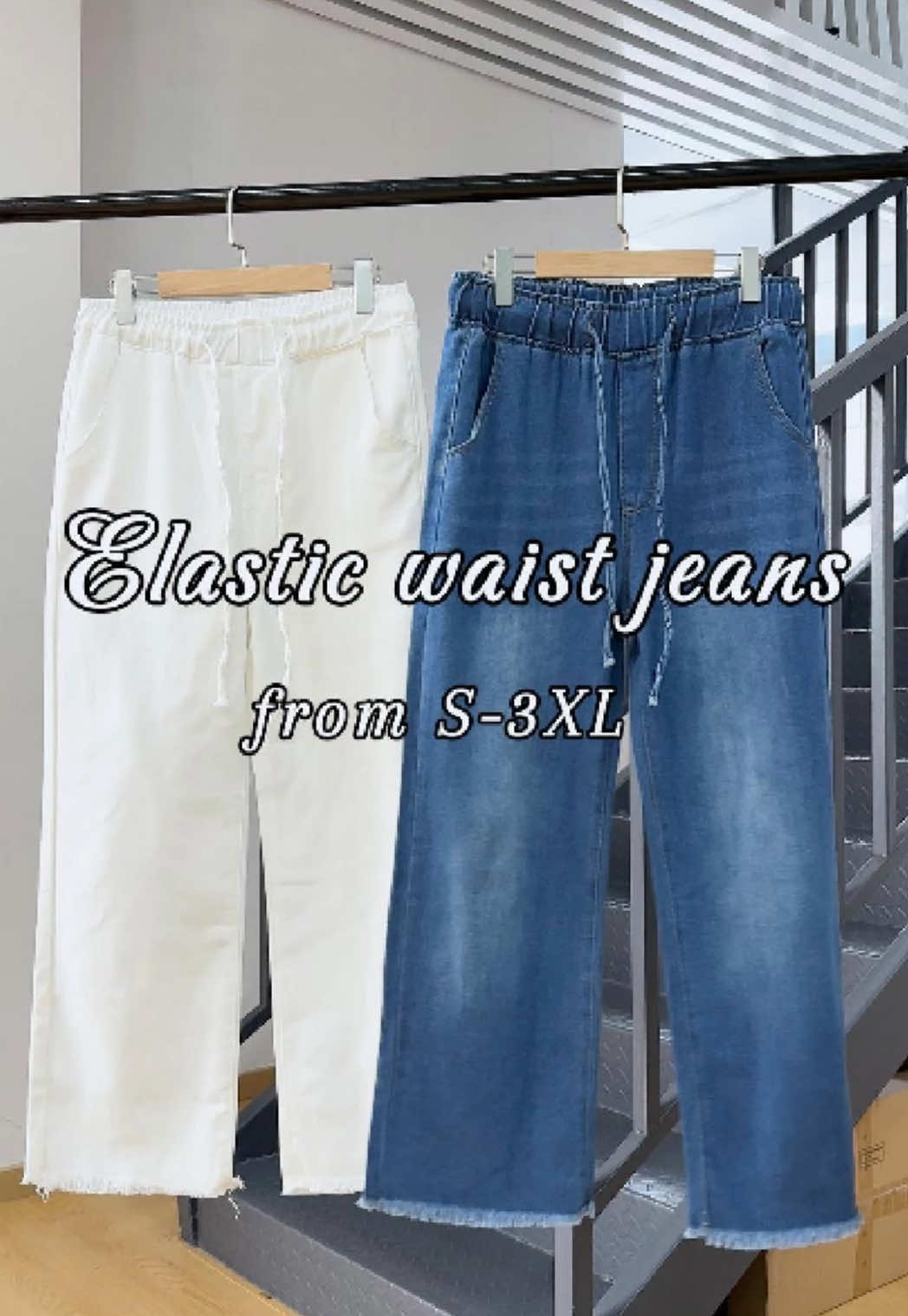 Very comfortable elastic waist pants ☺☺ multiple sizes and colors to choose from👍🏼👍🏼#pants #baggypants #jeans #baggyjeans #jeansoutfit #widelegjeans #jeansrecommendation #pantsrecommendation