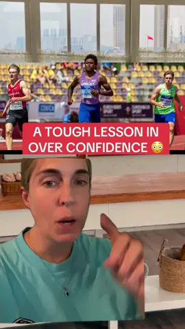 British Sprinter’s Unexpected Reality Check! Stay Humble 😳 #RemainHumble #LifeLesson #Sprinter
