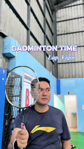 Rutinitas tipis² aja sambil keringat .. #badminton #carikeringatbiarsehat #raketbadminton #Semangat #daily @Handry Quantum 