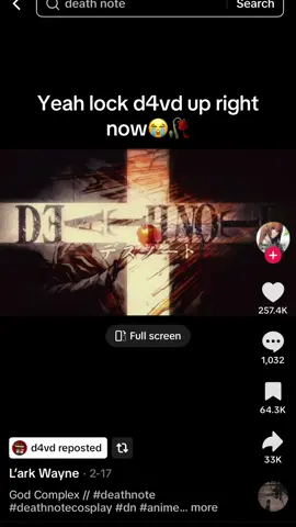 This is genuinely so crazy bruh😭😭 #d4vd #deathnote #invincibleedit #fyp #fypシ゚viral 