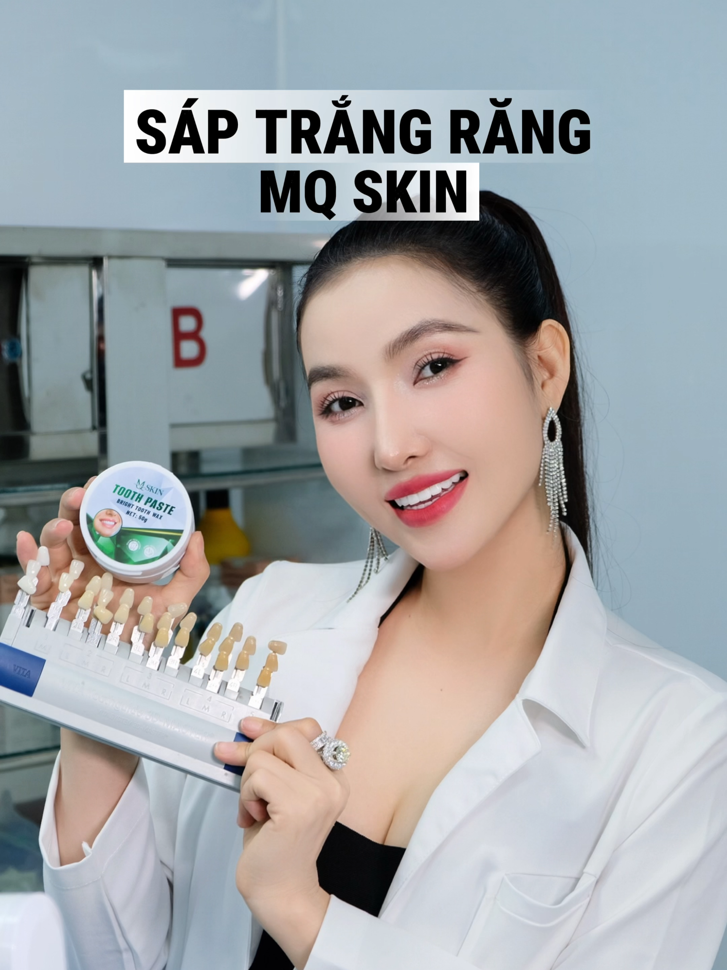 Nhìn nụ cười là biết chất lượng sáp nhà MQ rồi #MQSkin #trangrang #saptrangrang