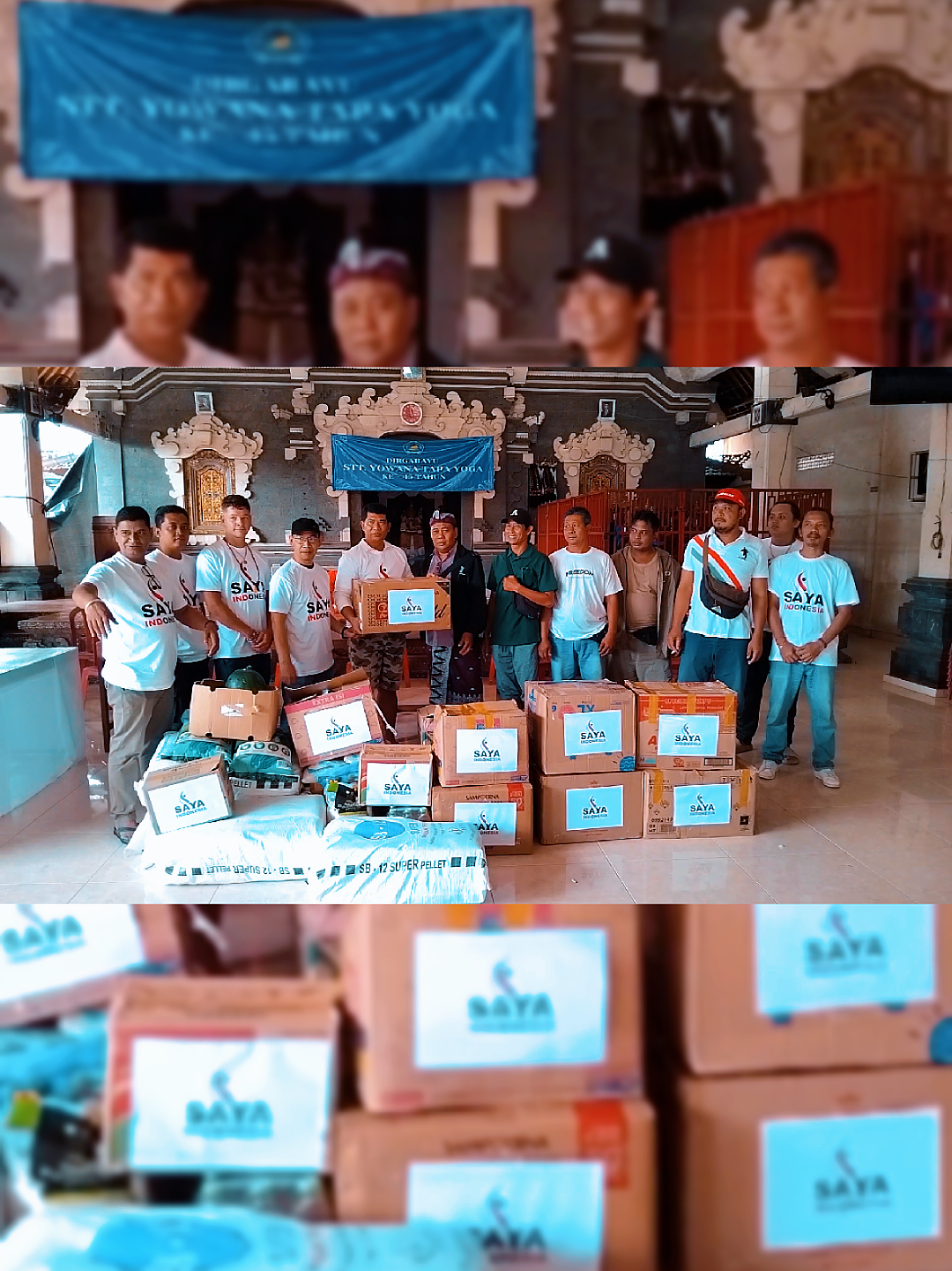 SAYA INDONESIA  Bantu Warga Terdampak Banjir BANDANG di Bali #Atnews  #SayaIndonesia  #Banjir  #Bali  #BanjirBandang 
