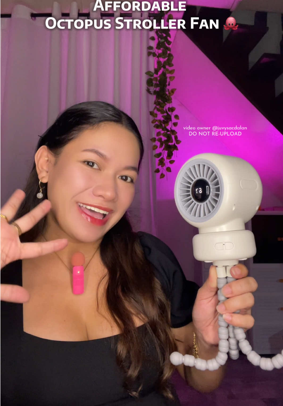 Affordable octopus fan for our little one ✨🥰 Thank you Orashare!!  #orashare #octopusfan #strollerfan #babyessentials #nestingtime 