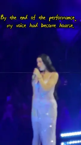 By the end of the performance, my voice had become hoarse.#dualipa #whatchadoin #radicaloptimismtour #fyp #chicago