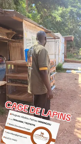 cage de lapin disponible pour l'élevage de lapin 🐰🐰     a un bon prix de 170.000f