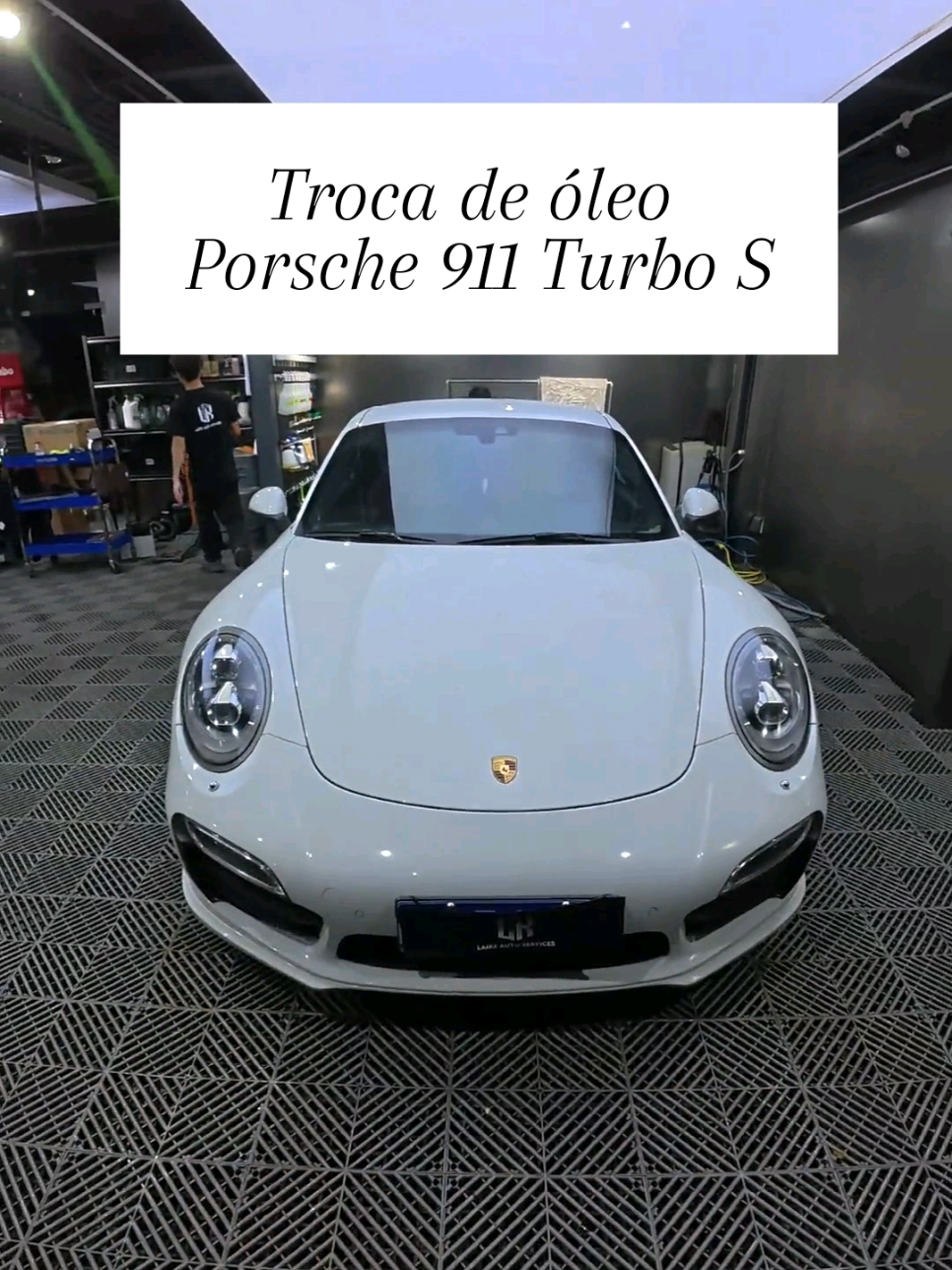 Troca de óleo e revisão completa Porsche 911 turbo s  #porsche #mechanic 