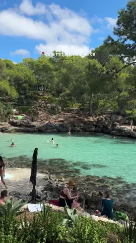 📍Cala Mitjana, Mallorca #mallorca #calamitjana #beachesmallorca #mallorcaspain 