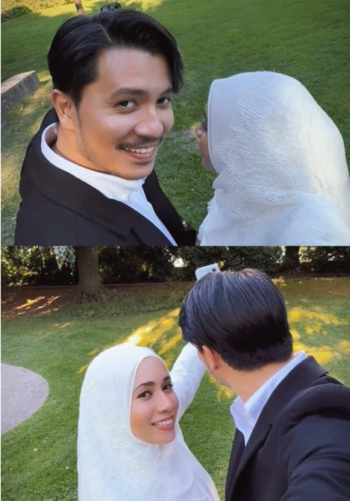 Eh min tak boleh move on tengok mereka berdua sweet sangat #fattahamin #amiraothman #fattamira #fattmira 