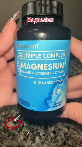 Magnesium #magnesium #magnesiumcomplex #magnesiumbenefits #tiktokshopcreatorpicks 