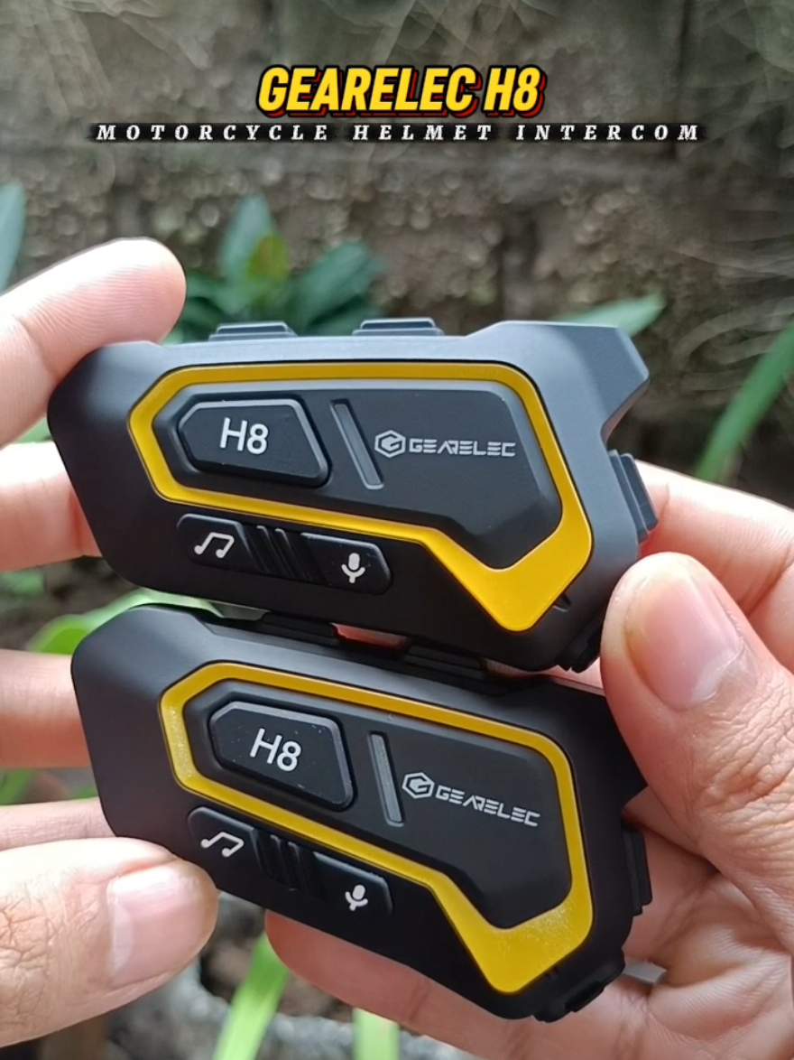 GEARELEC H8 Motorcycle Helmet Intercom 6 Riders 1500M Range IP67 Waterproof And DustProof With Music Sharing while Talking. Intercom na Pangmalakasan ba? Check this out🔥