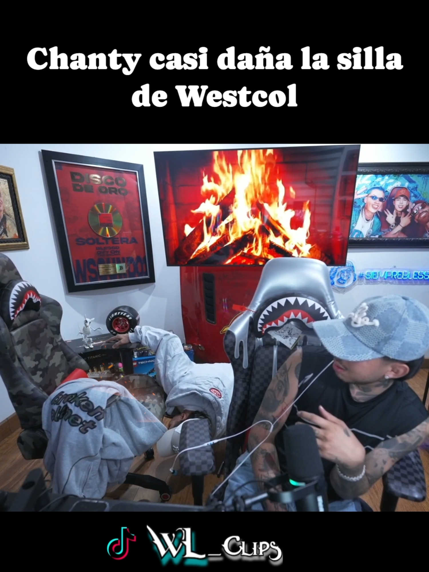 Chanty casi daña la silla de Westcol #westcol #yosoychanty