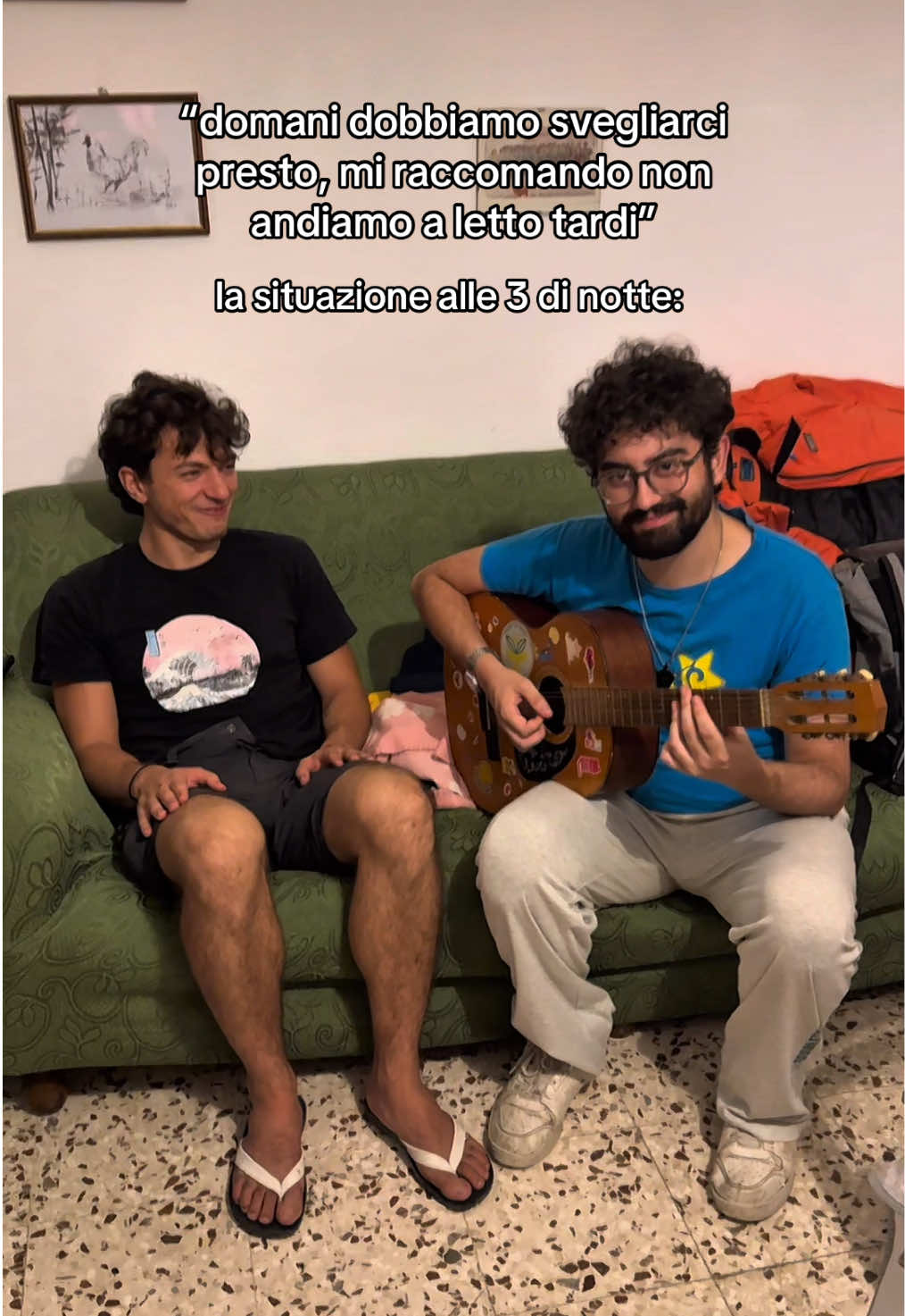“sofi vieni a sentire la cover che abbiamo fatto” la cover:  #tequila 