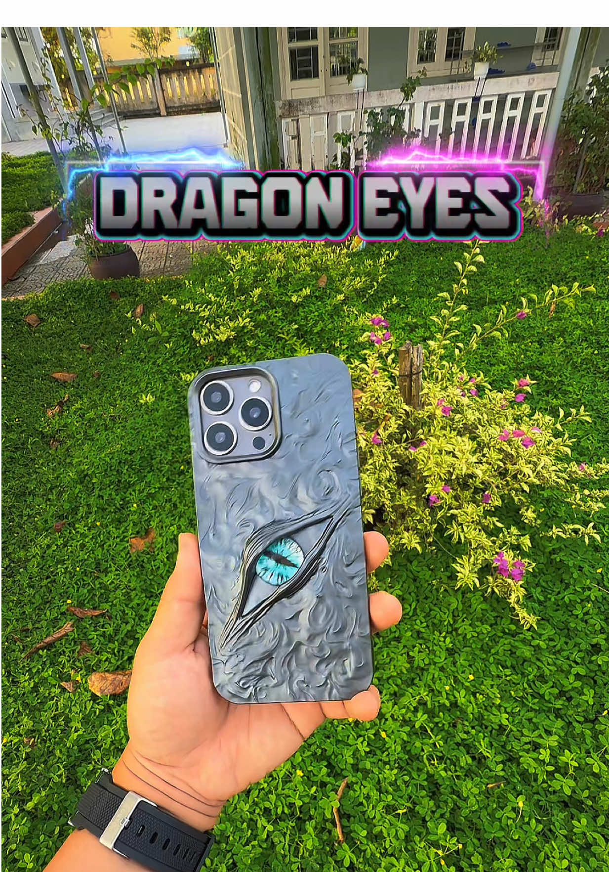 Ốp 3D Dragon Eyes chất thật sự #ốp #ốplungiphone #ốpiphone 
