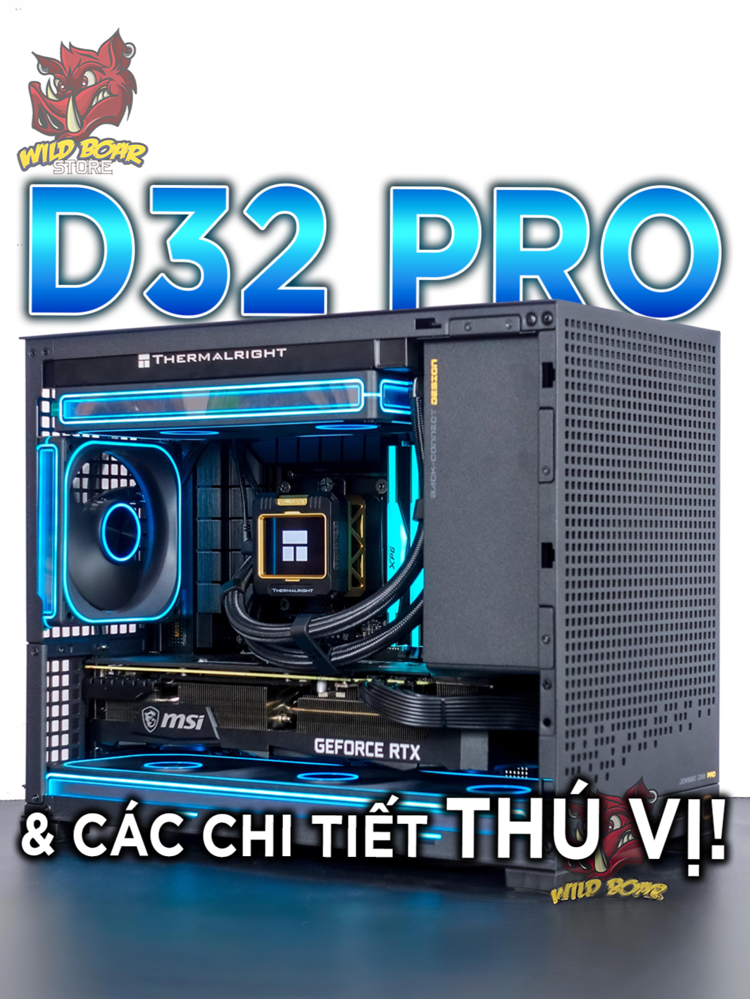 Những chi tiết THÚ VỊ trên con case JONSBO D32 Pro! #pc #buildpc #rgb #vga #gaming #GamingSetup #buildingpc #RTX #GamingOnTikTok #unboxing #unboxingvideo #cpu #gpu #mainboard #render #case #pccase #intel #aiocooler